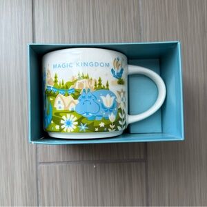 Disney Magic Kingdom You Are Here YAH Starbucks Mug Full Size 14oz Orlando FL